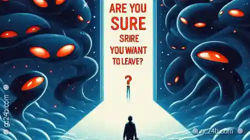 Why do games hide -quit prompts- (e.g., -Are you sure you want to leave?-)?