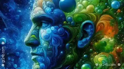 Blue bubbles vs green bubbles: Psychological power?