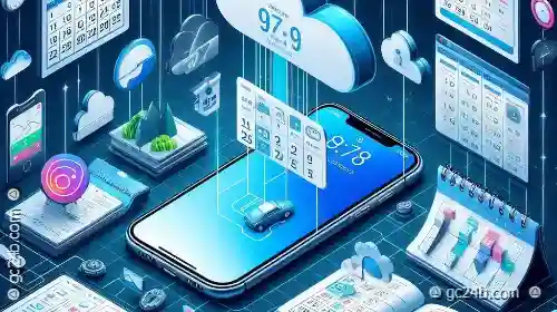 How do I sync iCloud calendars between different Apple accounts?