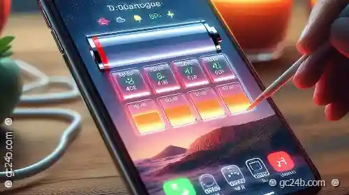 Why can't I see detailed battery usage while charging?